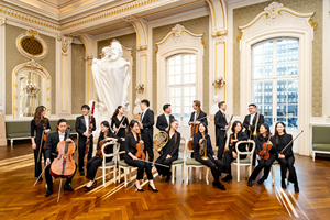 Die Mitglieder der Akademie der 'Symphoniker Hamburg'